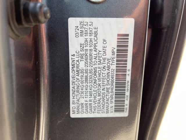 2024 Honda Odyssey EX-L 23