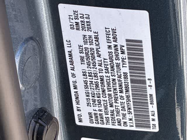 Thumbnail: 2021 Honda Pilot - 39