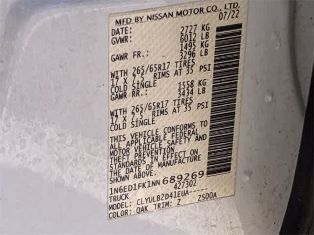 Thumbnail: 2022 Nissan Frontier - 38