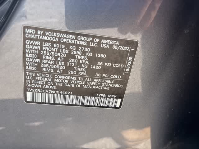 Thumbnail: 2022 Volkswagen Atlas - 22