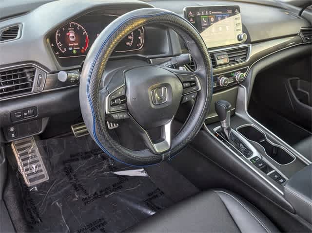 Certified 2022 Honda Accord Sport with VIN 1HGCV1F32NA089580 for sale in San Antonio, TX