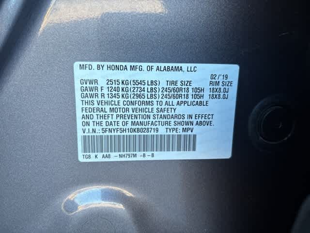 Thumbnail: 2019 Honda Pilot - 22