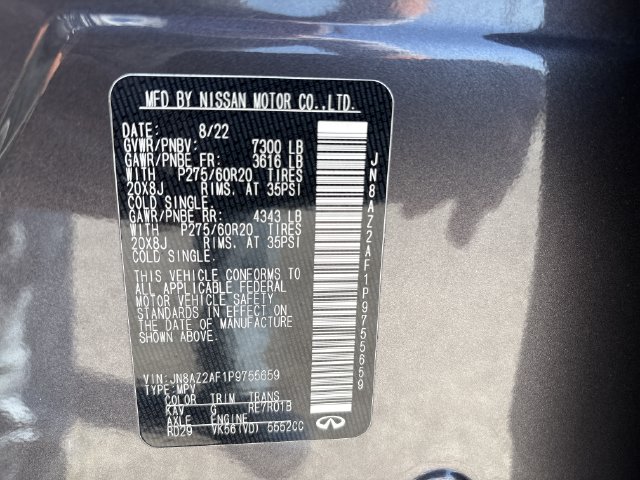 2023 INFINITI QX80 Luxe - Photo 36