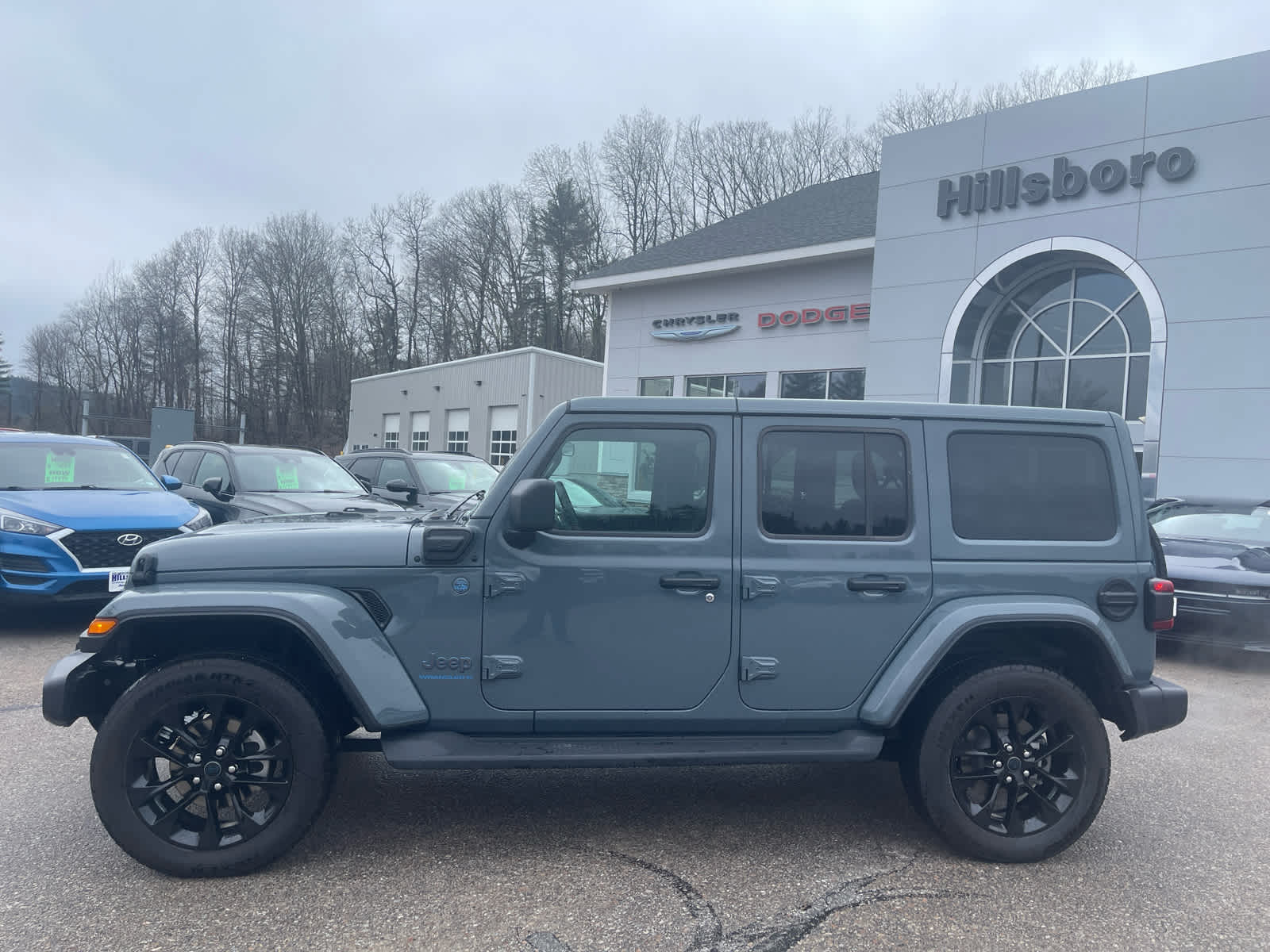 Used 2025 Jeep Wrangler 4xe Sahara 4XE with VIN 1C4RJXP68SW585675 for sale in Hillsborough, NH