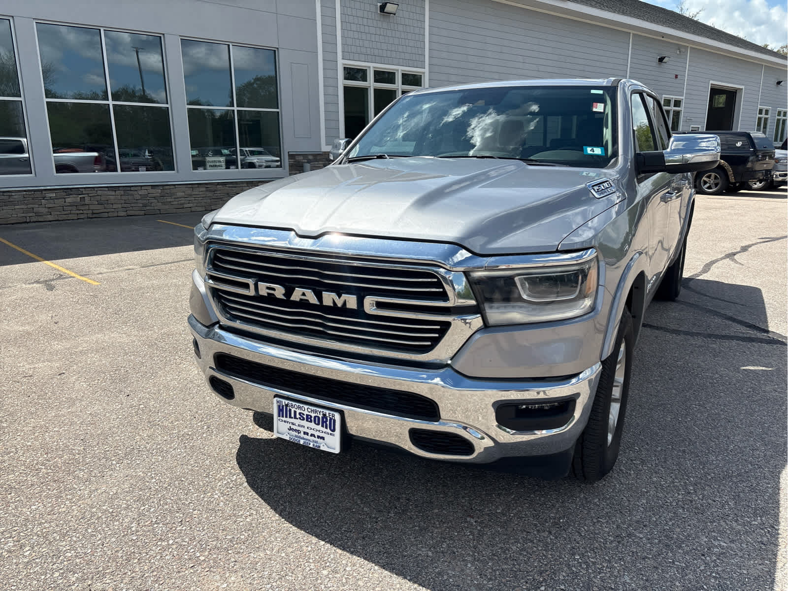 Used 2022 RAM Ram 1500 Pickup Laramie with VIN 1C6SRFJT4NN349691 for sale in Hillsboro, NH