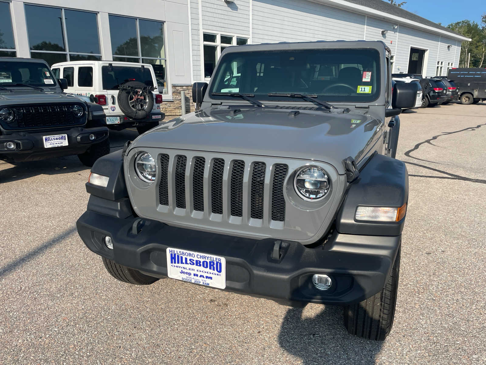 Used 2021 Jeep Wrangler Unlimited Sport S with VIN 1C4HJXDG0MW762554 for sale in Hillsboro, NH