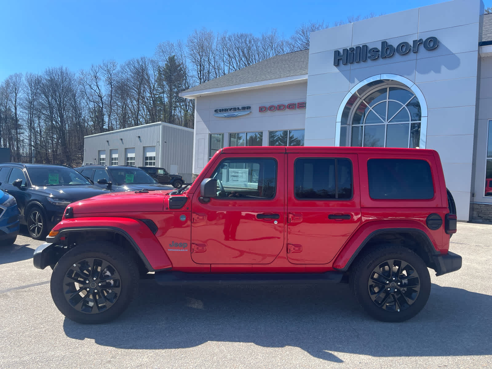 Used 2025 Jeep Wrangler 4xe Sahara 4XE with VIN 1C4RJXP60SW583628 for sale in Hillsborough, NH