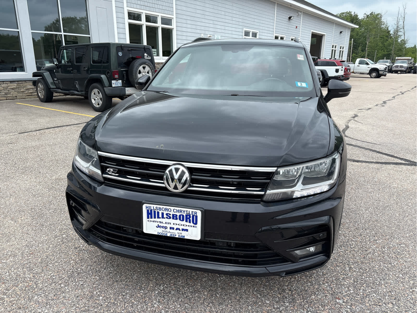 Used 2021 Volkswagen Tiguan SE R-LINE BLACK with VIN 3VV2B7AX0MM095316 for sale in Hillsboro, NH