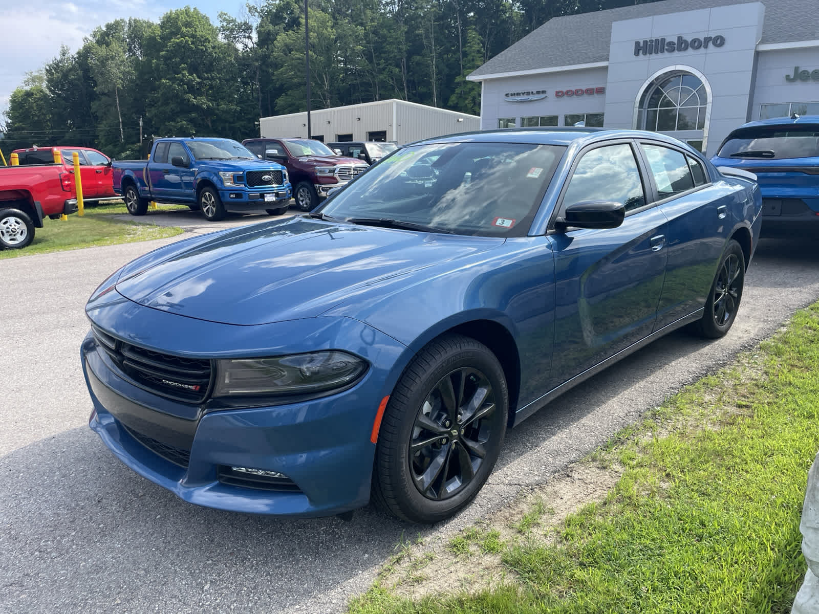 Used 2023 Dodge Charger SXT with VIN 2C3CDXJG0PH652214 for sale in Hillsboro, NH