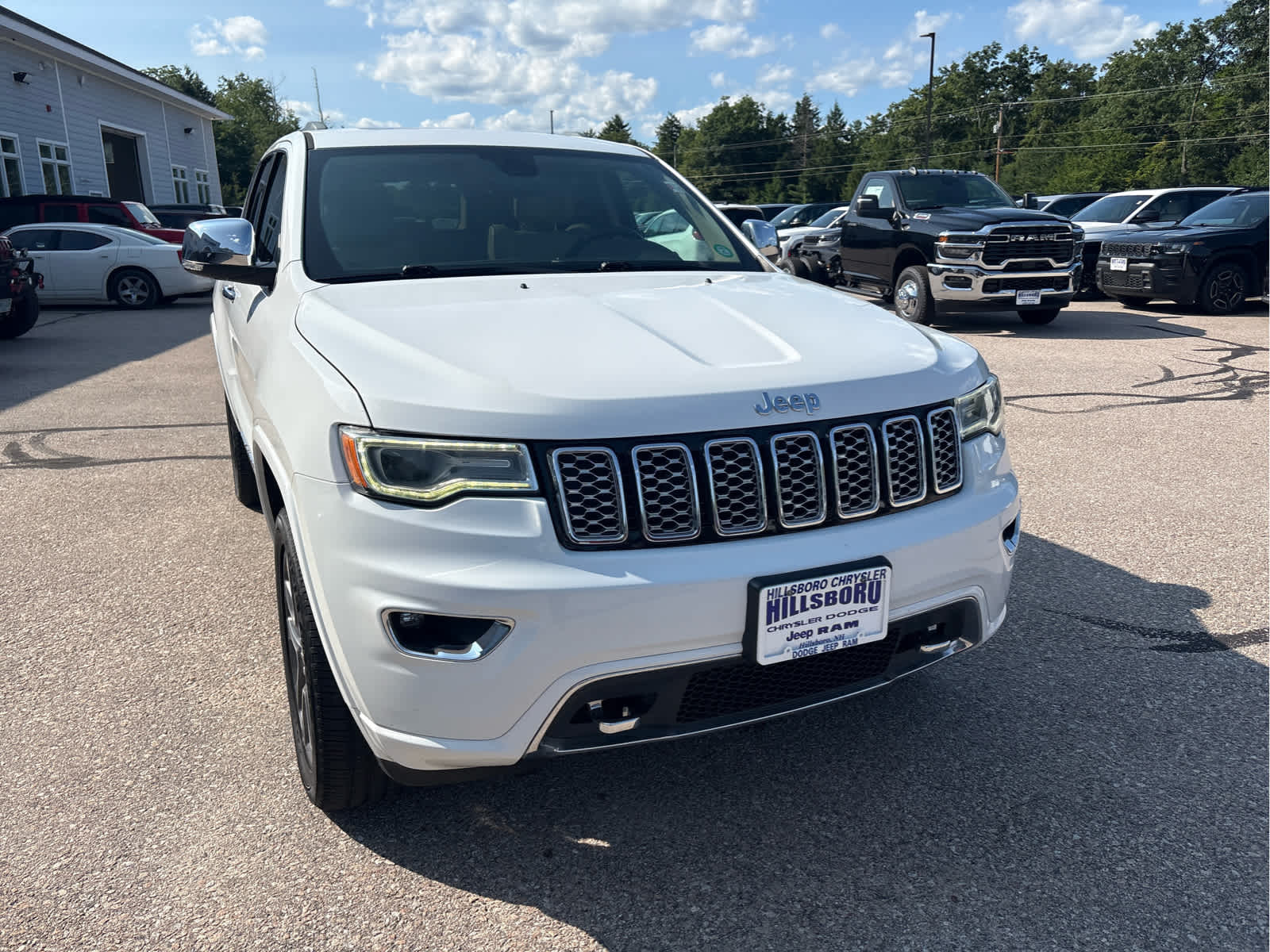 Used 2018 Jeep Grand Cherokee Overland with VIN 1C4RJFCG9JC229227 for sale in Hillsborough, NH