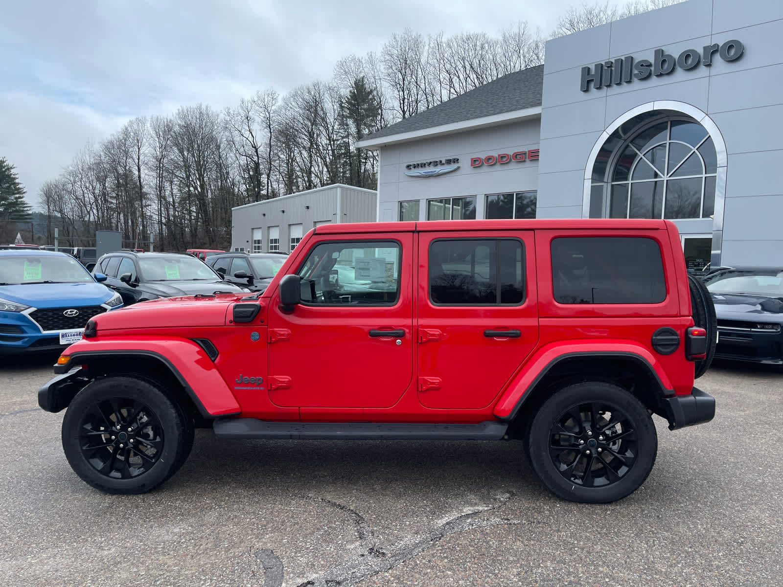 Used 2025 Jeep Wrangler 4xe Sahara 4XE with VIN 1C4RJXP66SW601601 for sale in Hillsborough, NH
