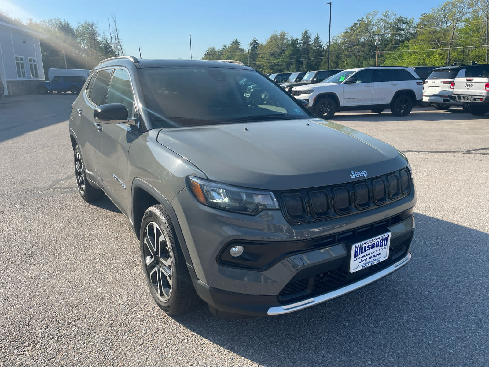 Used 2022 Jeep Compass Limited with VIN 3C4NJDCB0NT104909 for sale in Hillsboro, NH