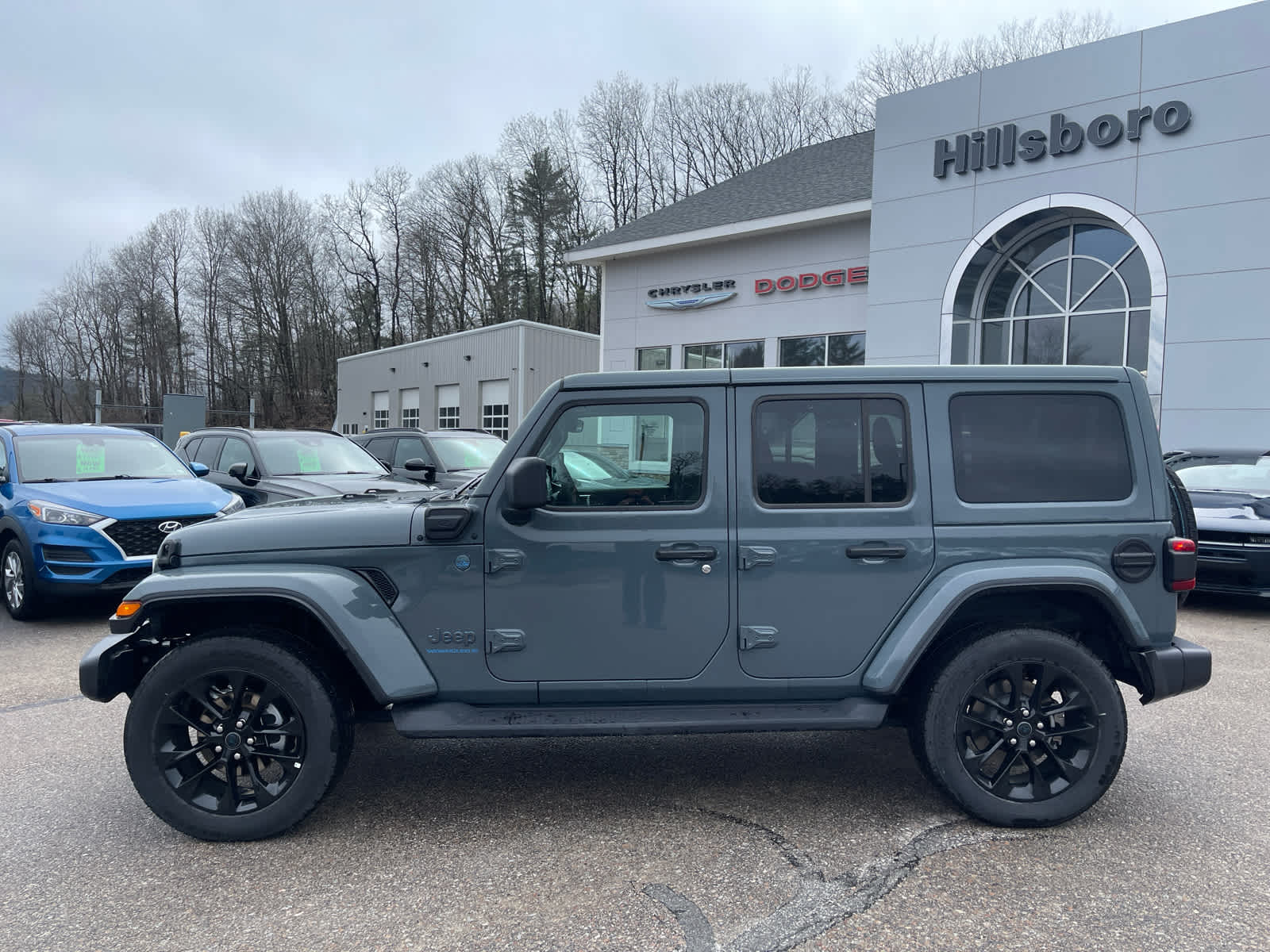 Used 2025 Jeep Wrangler 4xe Sahara 4XE with VIN 1C4RJXP69SW585622 for sale in Hillsborough, NH