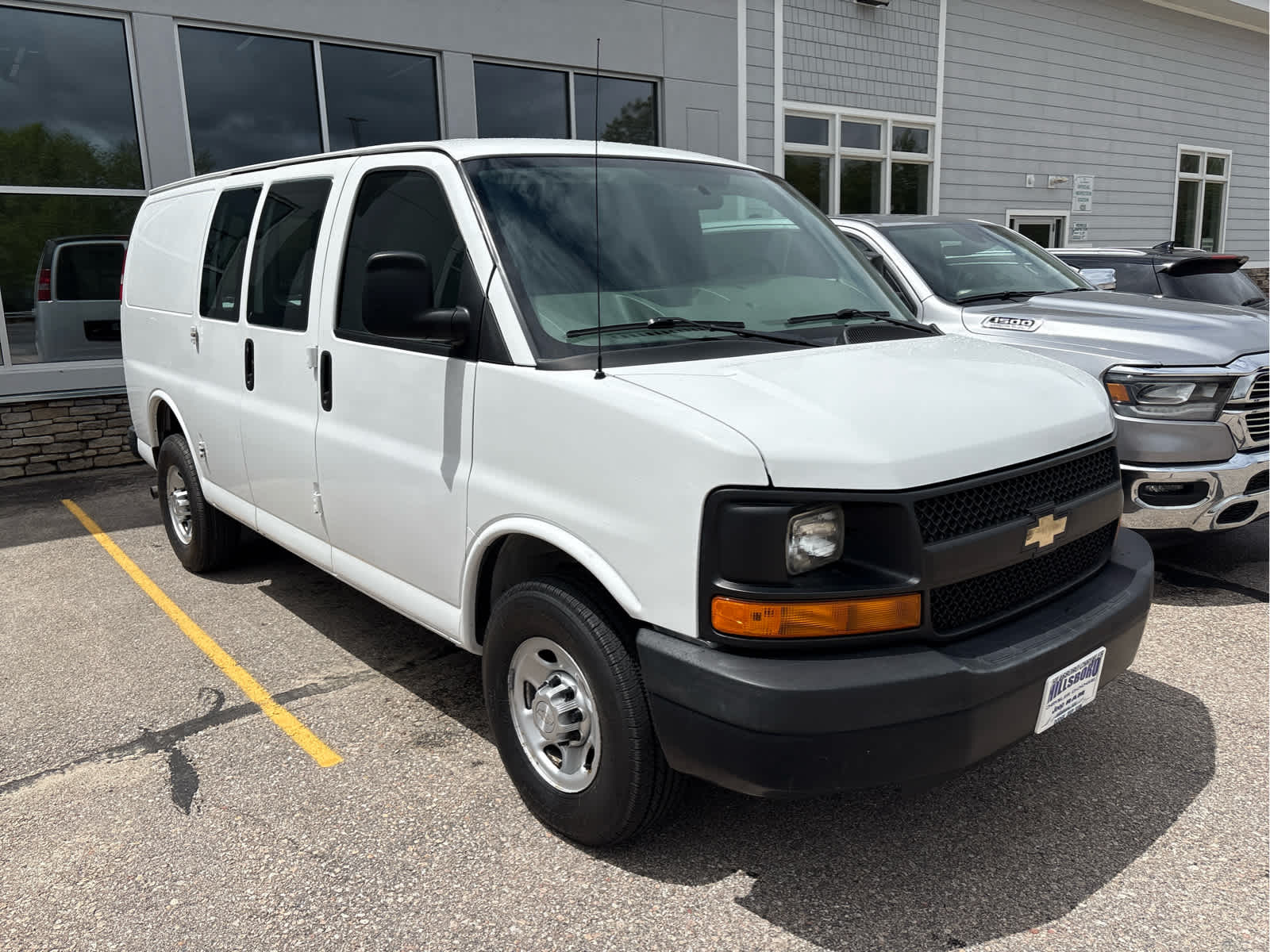 Used 2015 Chevrolet Express Cargo Work Van with VIN 1GCWGFCF4F1265001 for sale in Hillsboro, NH