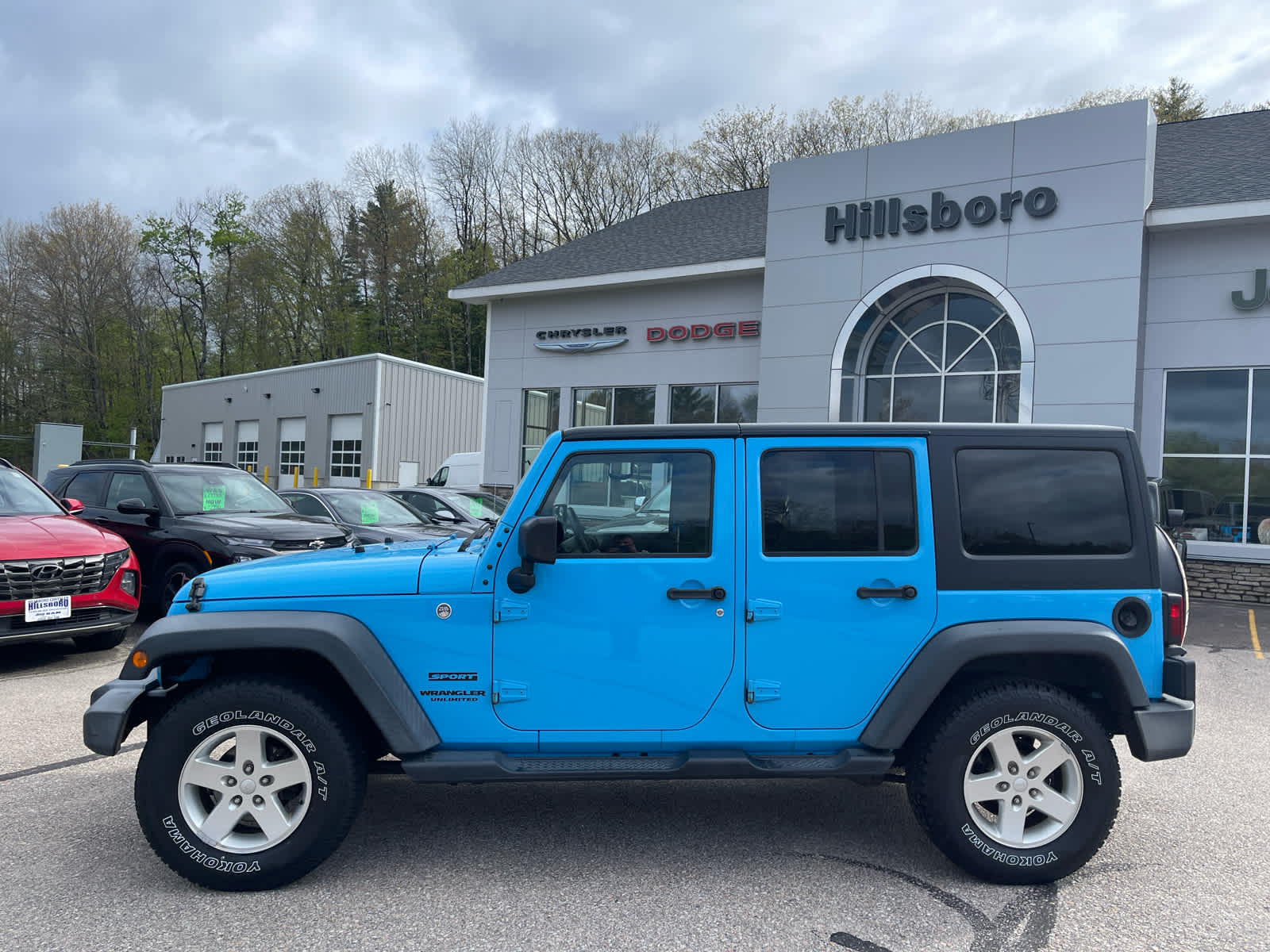 Used 2017 Jeep Wrangler Unlimited Sport S with VIN 1C4BJWDGXHL570372 for sale in Hillsborough, NH