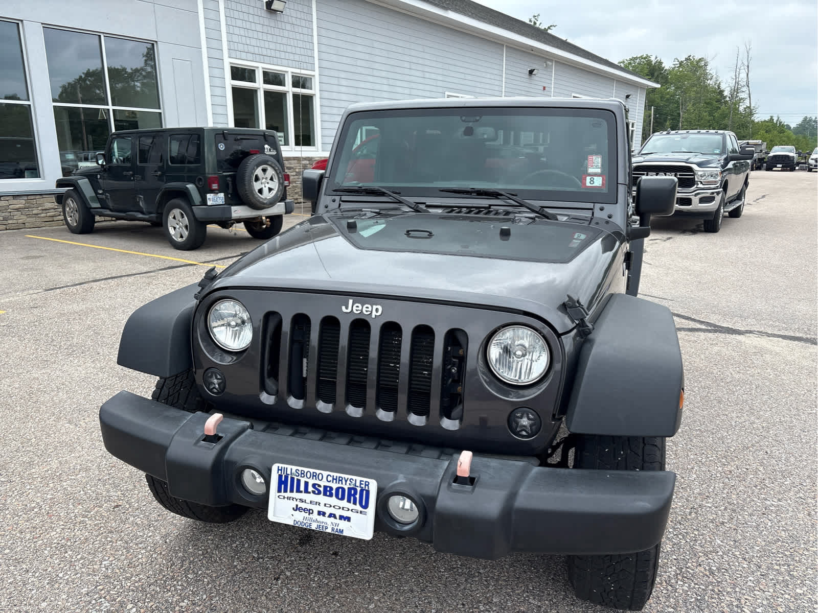 Used 2017 Jeep Wrangler Unlimited Sport S with VIN 1C4BJWDGXHL550266 for sale in Hillsboro, NH