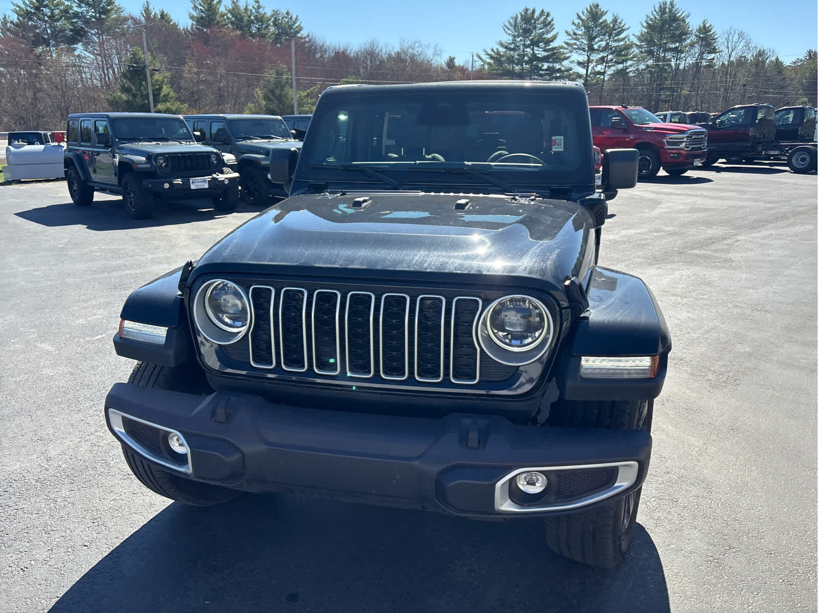 Used 2025 Jeep Wrangler 4xe Sahara 4XE with VIN 1C4RJXP62SW600154 for sale in Hillsborough, NH