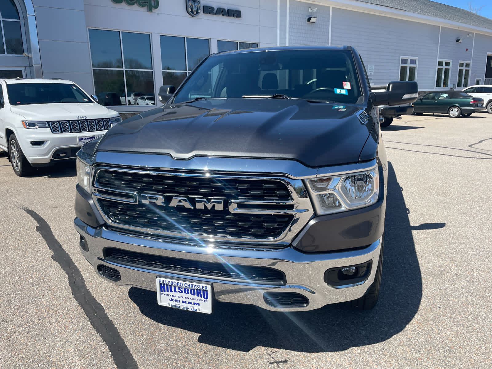 Used 2022 RAM Ram 1500 Pickup Big Horn/Lone Star with VIN 1C6SRFFT7NN280990 for sale in Hillsboro, NH