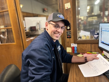 Staff member Nathan Amstutz from ID_2d6a0df4ad6d