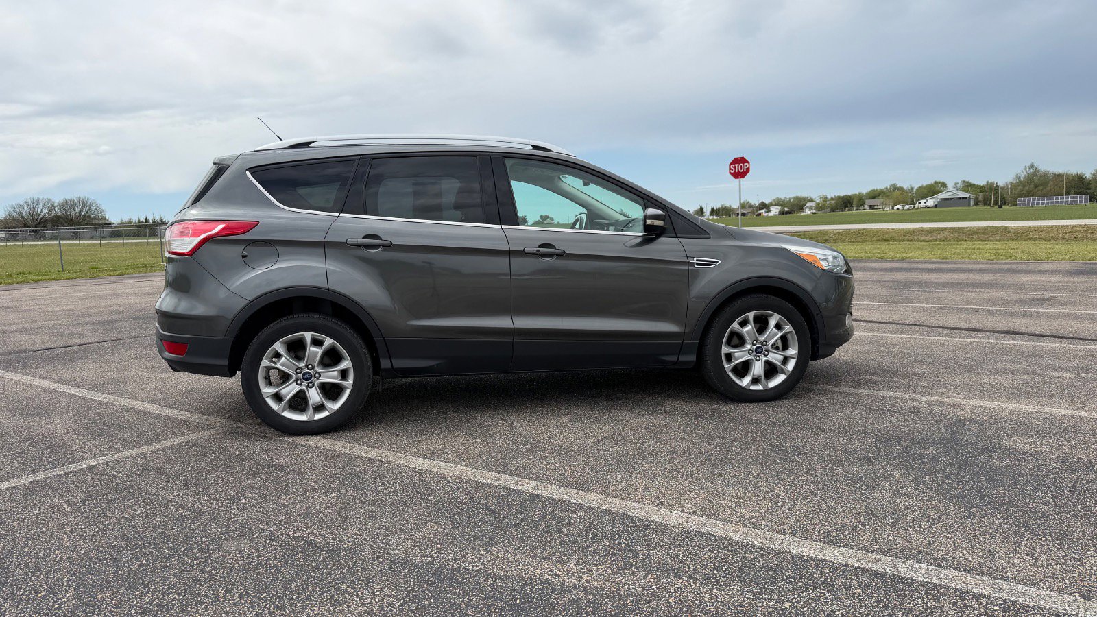 Used 2015 Ford Escape Titanium with VIN 1FMCU9J99FUC42933 for sale in Hillsboro, KS