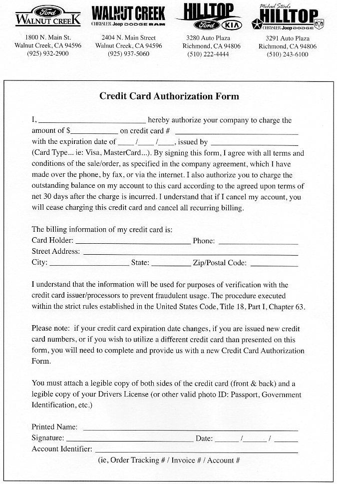 Ford commercial credit application #5