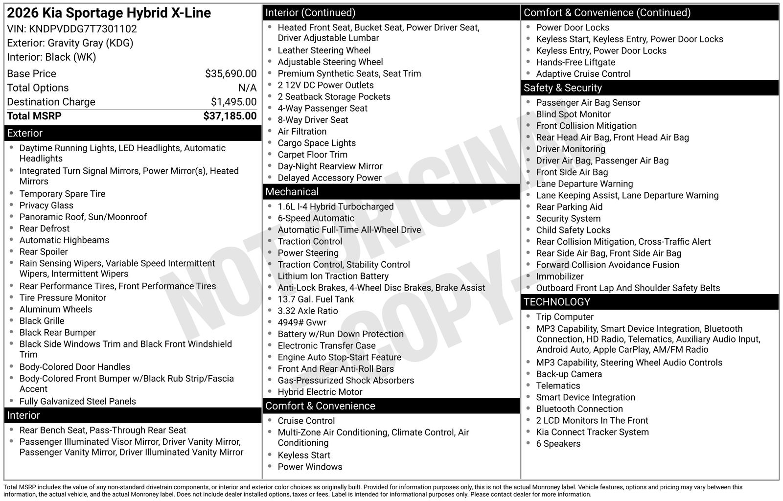 2026 Kia Sportage X-Line Hybrid - Photo 30
