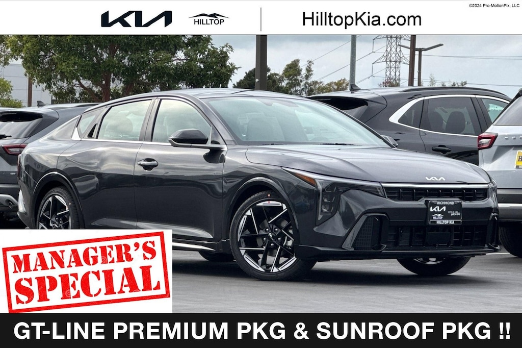 New 2025 Kia K4 GT-Line Sedan