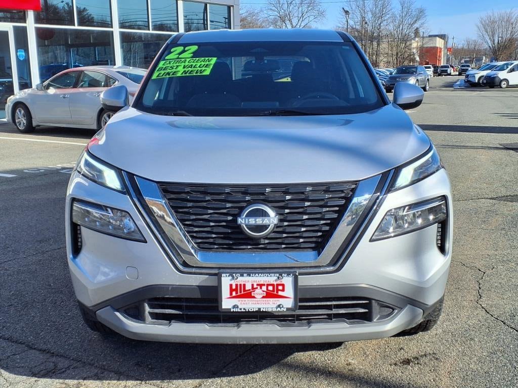 Certified 2022 Nissan Rogue SV with VIN 5N1BT3BB1NC677057 for sale in East Hanover, NJ