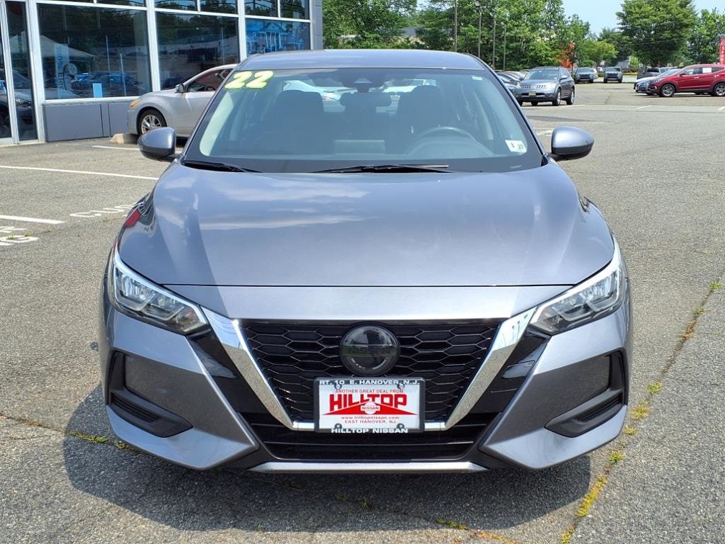 Certified 2022 Nissan Sentra SV with VIN 3N1AB8CV8NY206607 for sale in East Hanover, NJ