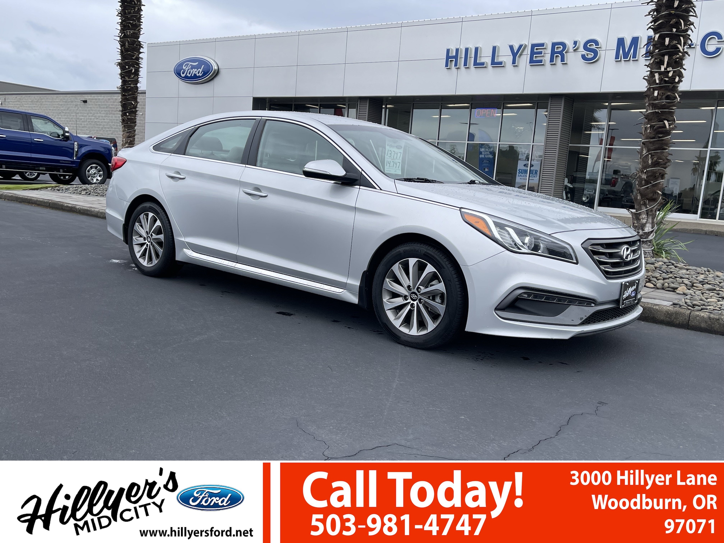 Used 2017 Hyundai Sonata Sport with VIN 5NPE34AF8HH480519 for sale in Woodburn, OR
