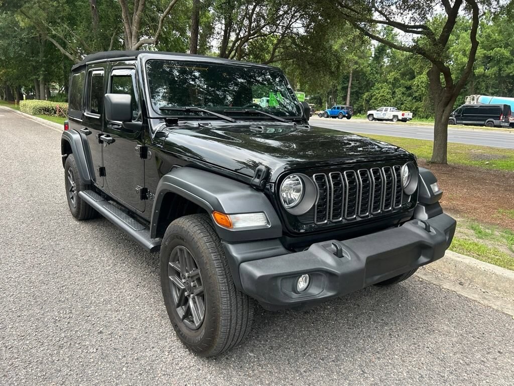 Used 2024 Jeep Wrangler 4-Door Sport S 4x4 SUV
