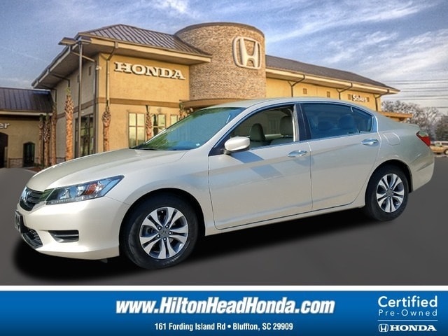 Certified 2015 Honda Accord LX with VIN 1HGCR2F39FA244315 for sale in Bluffton, SC