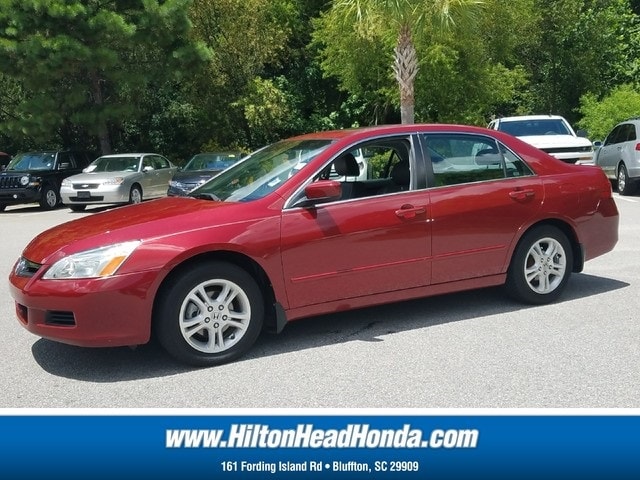 Used 2007 Honda Accord EX with VIN 1HGCM56837A082839 for sale in Bluffton, SC