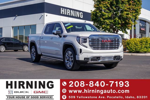 White Frost Tricoat 2024 GMC Sierra 1500 Pickup Truck Four-Wheel Drive Automatic