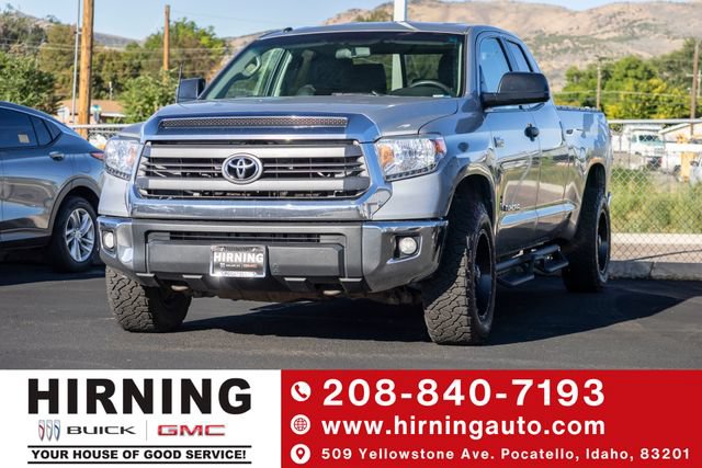 Silver 2015 Toyota Tundra Pickup Truck Four-Wheel Drive Automatic