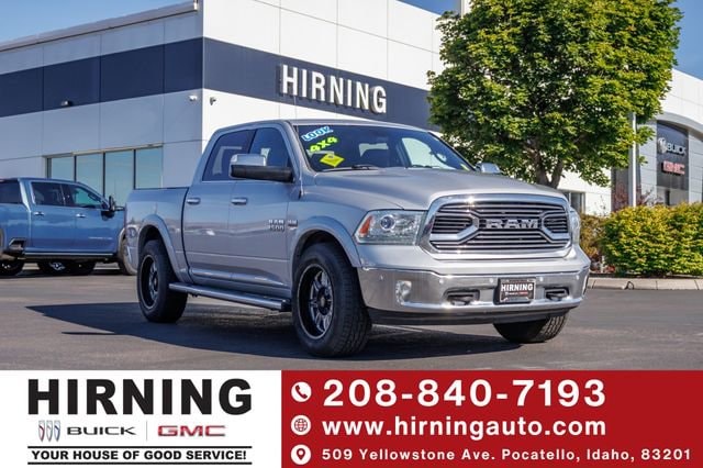 Silver 2018 RAM 1500 Pickup Truck Four-Wheel Drive Automatic