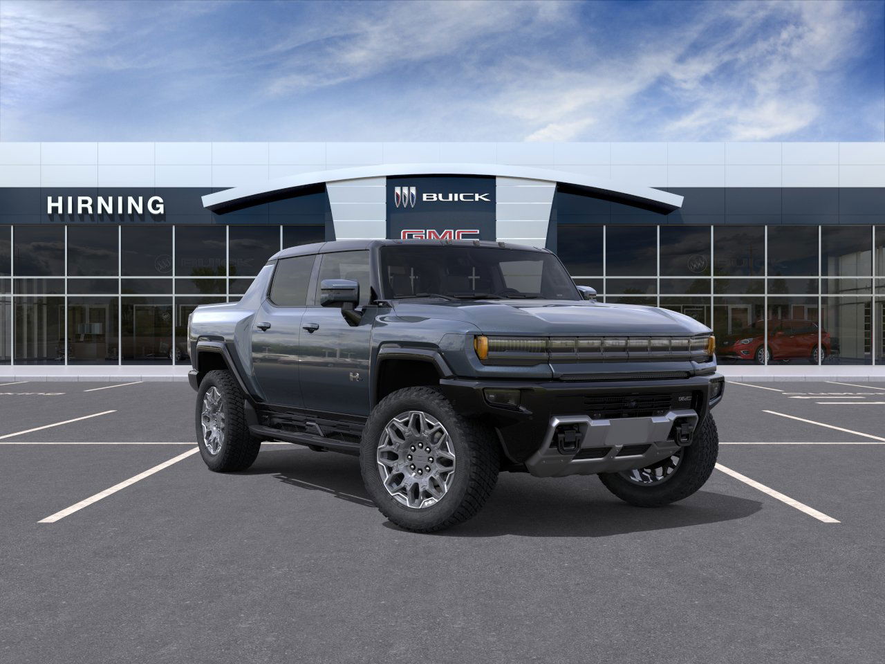 Gray (Graphite Blue Metallic) 2025 GMC Hummer EV Pickup Pickup Truck All-Wheel Drive Automatic
