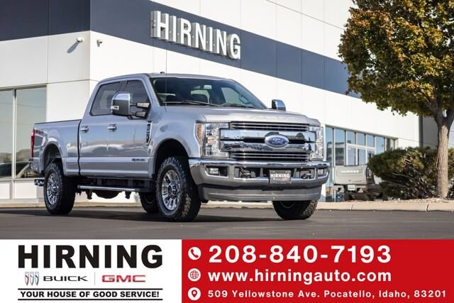 Silver 2017 Ford F-250 Super Duty Pickup Truck Four-Wheel Drive
