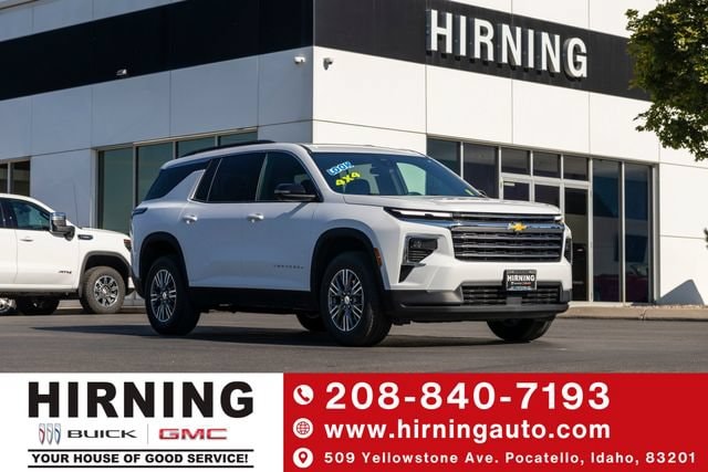 Summit White 2024 Chevrolet Traverse SUV / Crossover Four-Wheel Drive Automatic