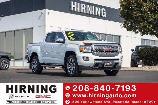 White 2018 GMC Canyon Pickup Truck Four-Wheel Drive Automatic