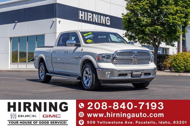 White 2017 RAM 1500 Pickup Truck Four-Wheel Drive