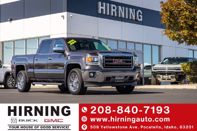 Gray (Iridium Metallic) 2015 GMC Sierra 1500 Pickup Truck Four-Wheel Drive Automatic