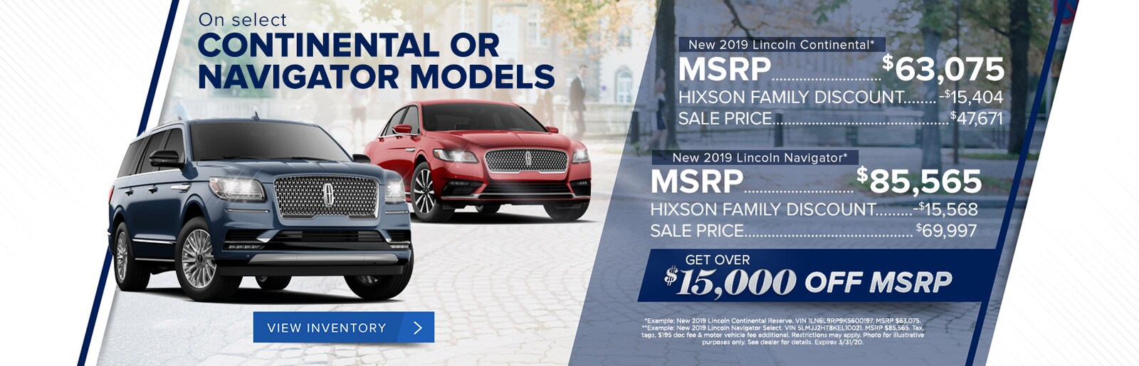 New and PreOwned Lincoln Hixson Lincoln of Alexandria New Lincoln