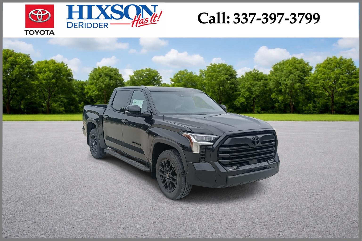 Midnight Black Metallic 2026 Toyota Tundra Limited CrewMax Cab RWD Pickup Truck 4X2 Automatic