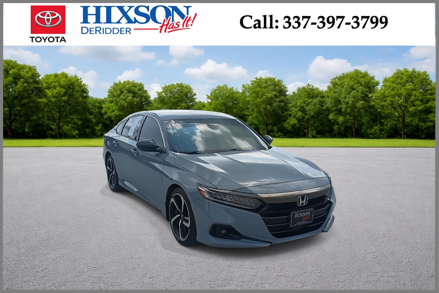 Sonic Gray Pearl 2021 Honda Accord Sedan Front-Wheel Drive Continuously Variable Transmission