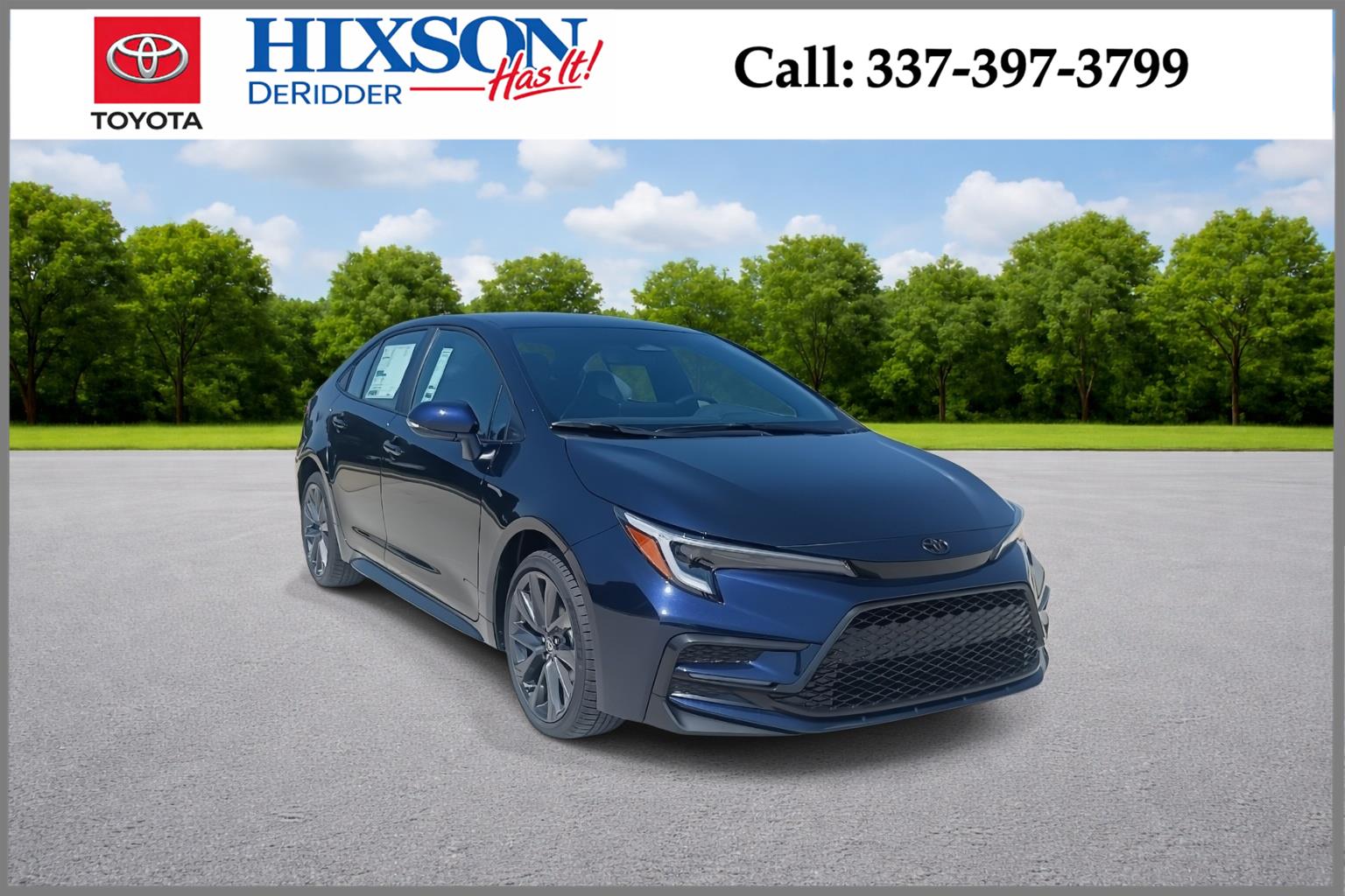 Blueprint 2026 Toyota Corolla Sedan Front-Wheel Drive Continuously Variable Transmission