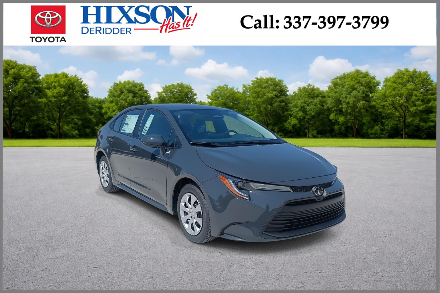 Underground 2026 Toyota Corolla Sedan Front-Wheel Drive Continuously Variable Transmission