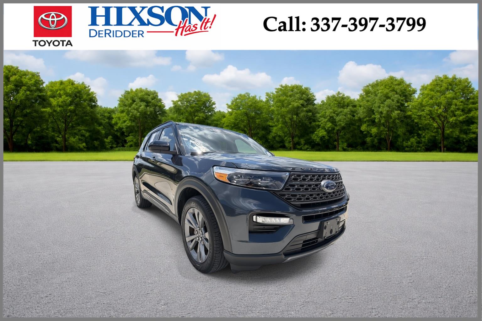 Stone Blue Metallic 2022 Ford Explorer XLT RWD SUV / Crossover Rear-Wheel Drive