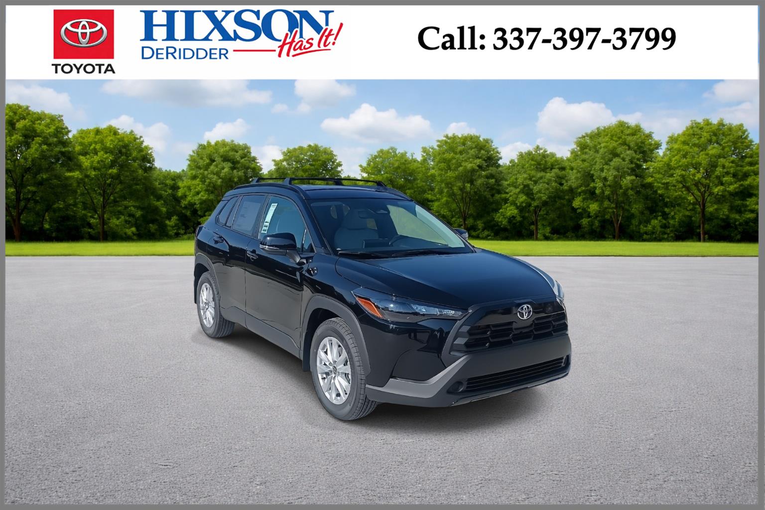 Jet Black 2026 Toyota Corolla Cross SUV / Crossover Front-Wheel Drive Continuously Variable Transmission