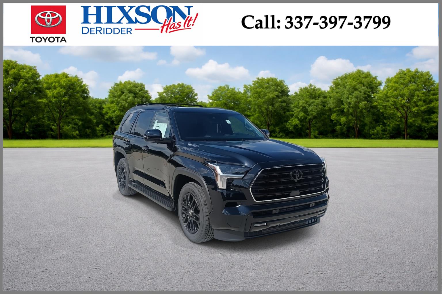 Midnight Black Metallic 2026 Toyota Sequoia SUV / Crossover 4X2 Automatic